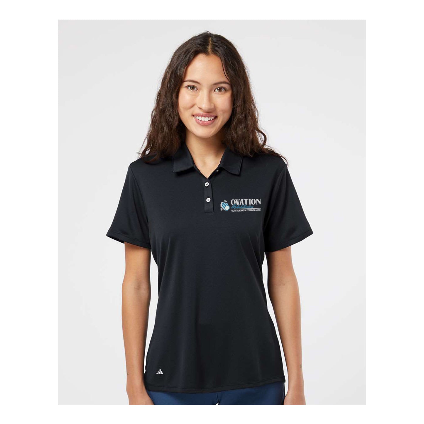 Ovation Rehabilitation - Adidas Women's Performance Polo Embroidery