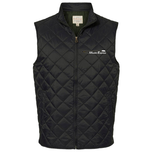 Aaustin  Embroidered - Weatherproof Vintage Diamond Quilted Vest