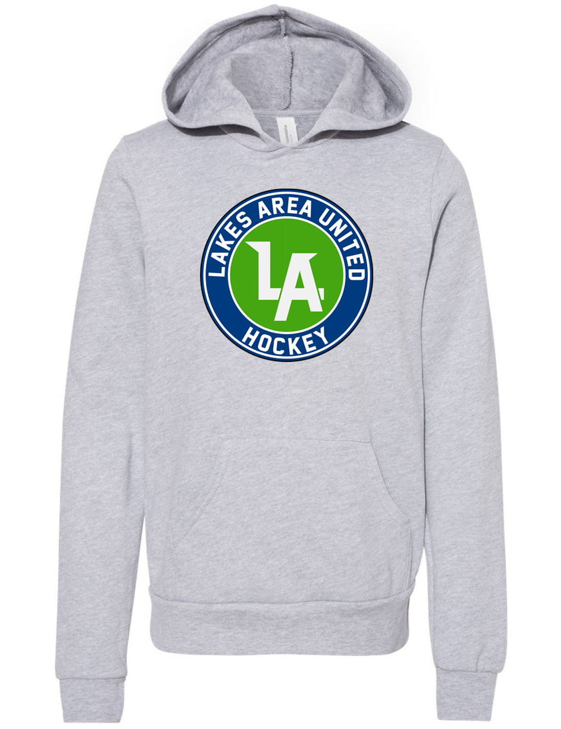 Lakes United Hockey Bella + Canvas Youth Cotton/Polyester Fleece Hooded Sweatshirt