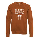 Detroit Stylin' Skate Club - Bella + Canvas Unisex Cotton/Polyester Fleece Raglan Crewneck Sweatshirt Printed