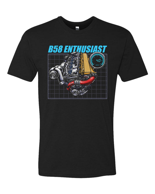 B58 Enthusiast T-Shirt - Mato & Hash