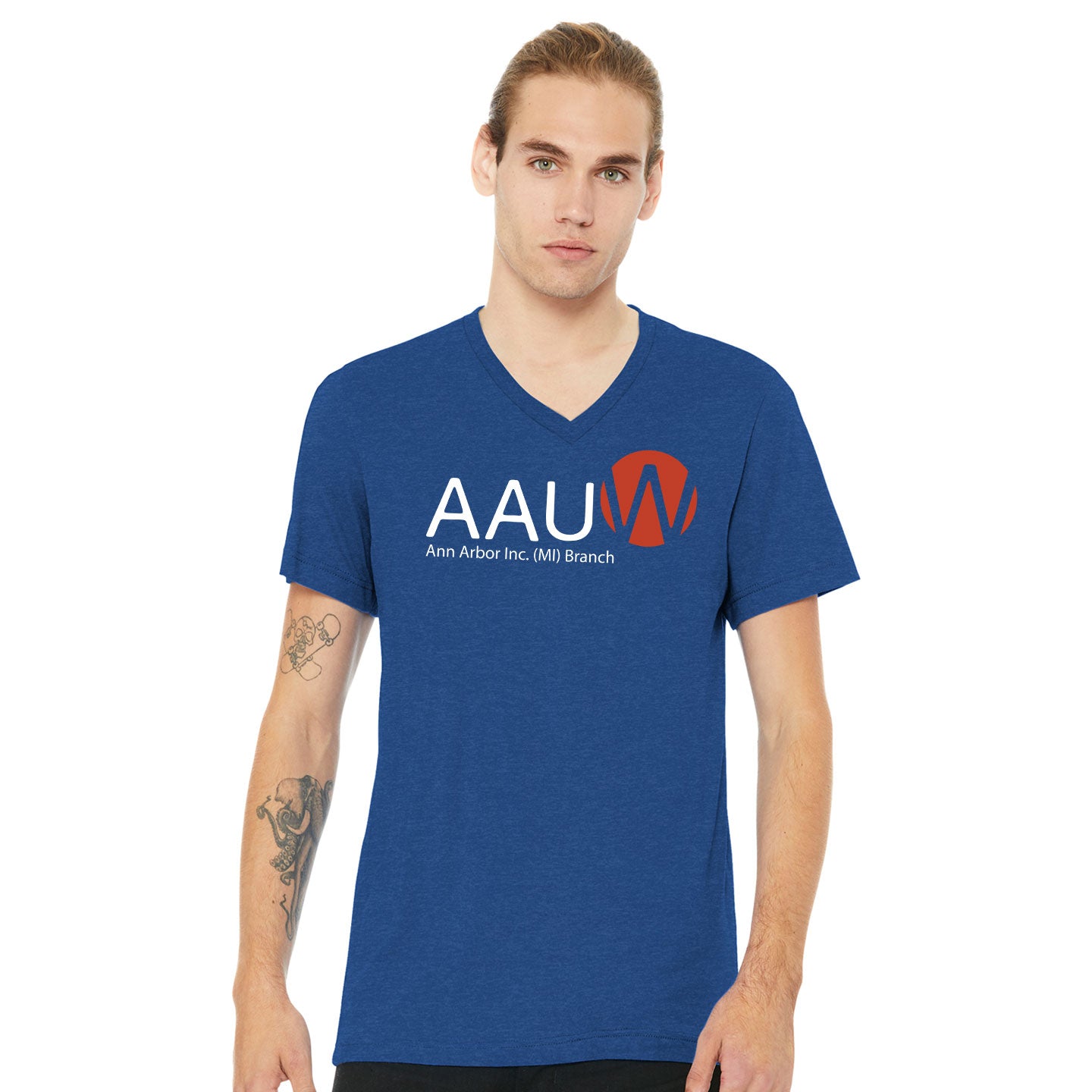 AAUW - Printed Bella+Canvas Unisex V-Neck T-Shirt