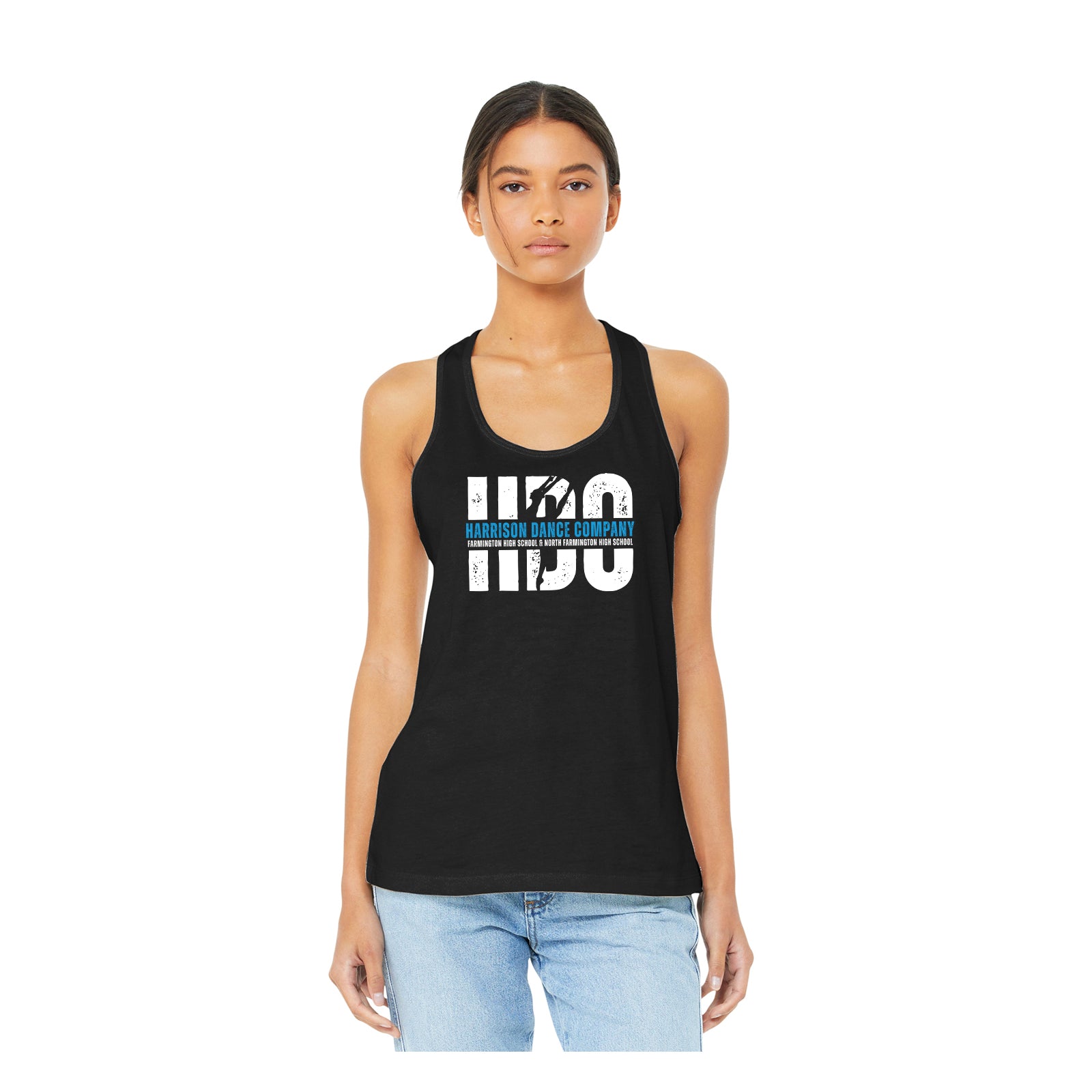 Harrison Dance Company - BELLA+CANVAS Women's Jersey Racerback Tank