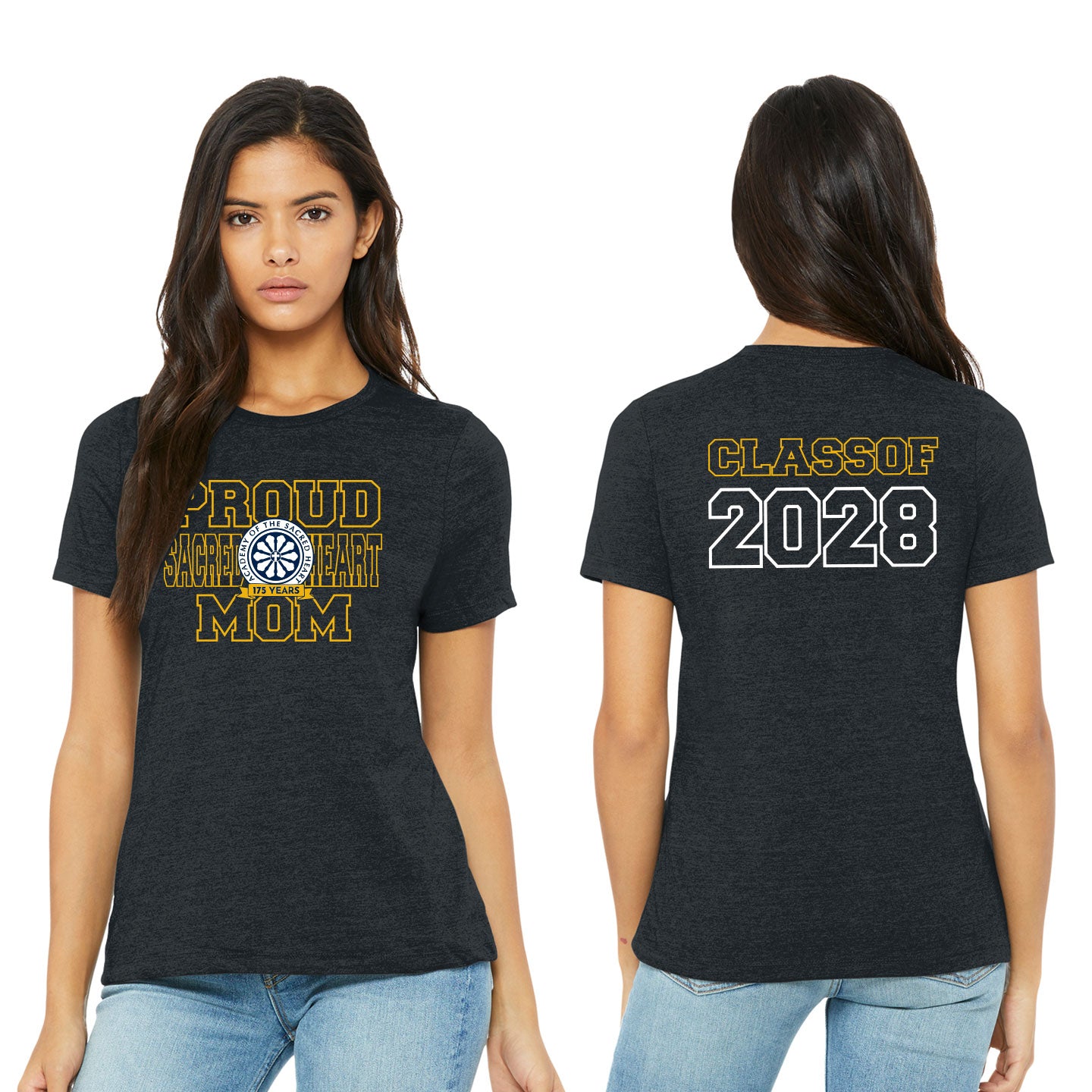 ASH - Printed Proud ASH Family Women's Bella+Canvas Blend Relaxed Tee