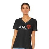 AAUW - Printed Bella+Canvas Women's Relaxed V-Neck T-Shirt