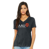 AAUW - Printed Bella+Canvas Women's Relaxed V-Neck T-Shirt