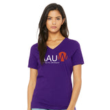 AAUW - Printed Bella+Canvas Women's Relaxed V-Neck T-Shirt