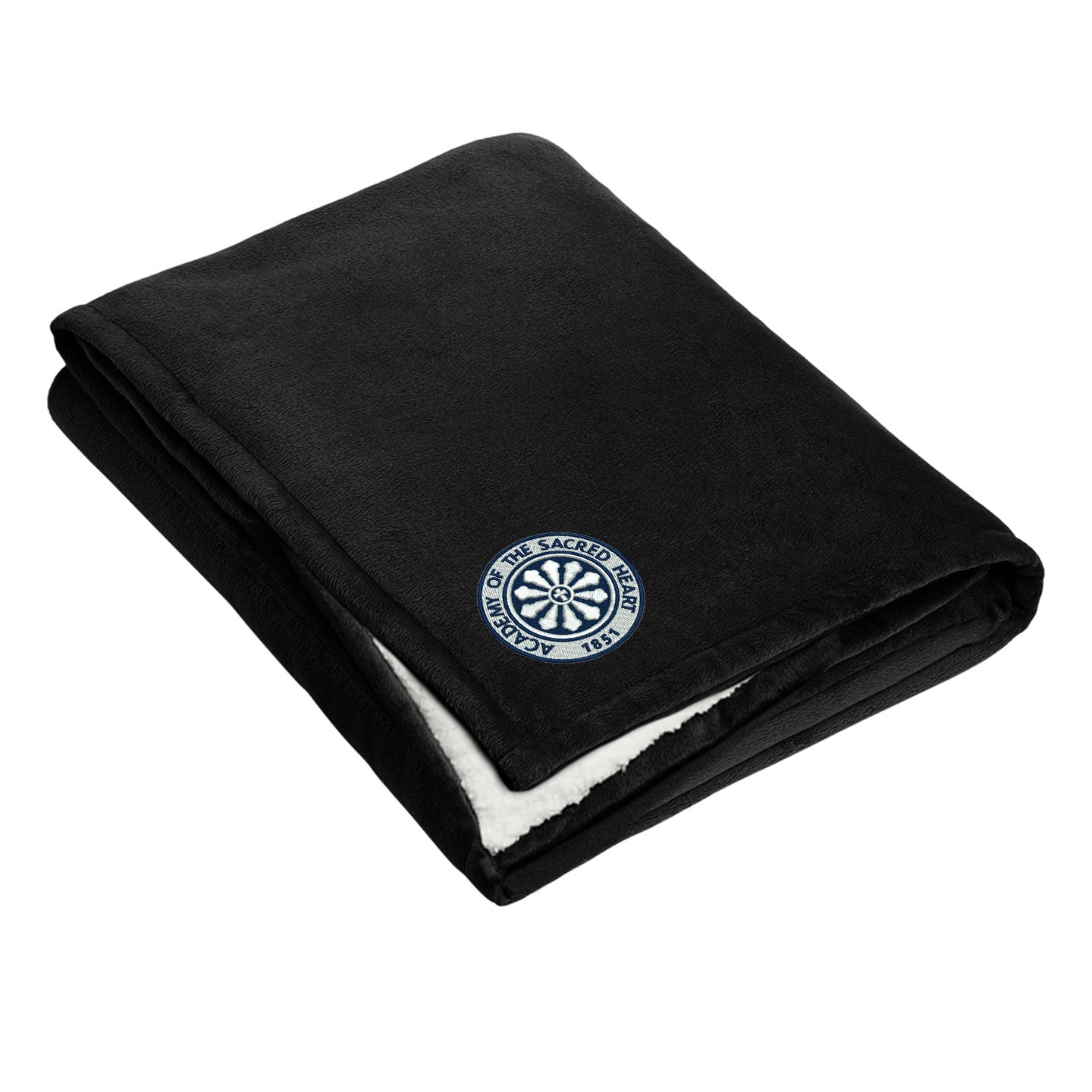 ASH -  Embroidered Rose Window Port Authority Mountain Lodge Blanket
