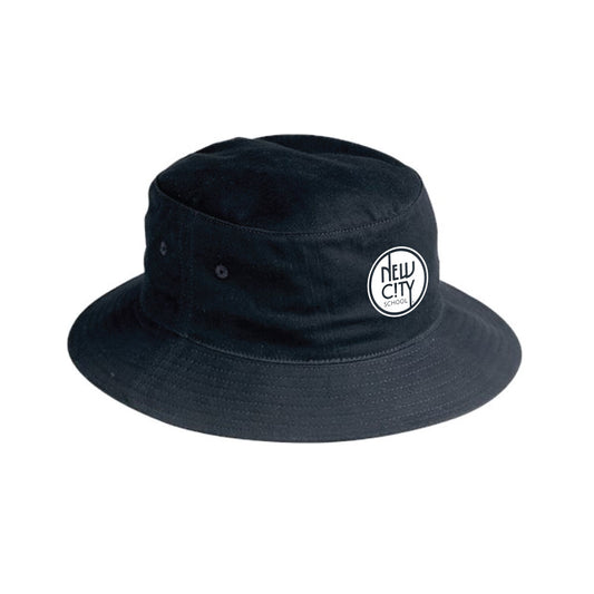 New City School - Circle Design - Big Accessories Youth Bucket Hat Embroidered