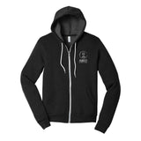 Pure Fit Printed BELLA+CANVAS® Unisex Sponge Fleece Full-Zip Hoodie