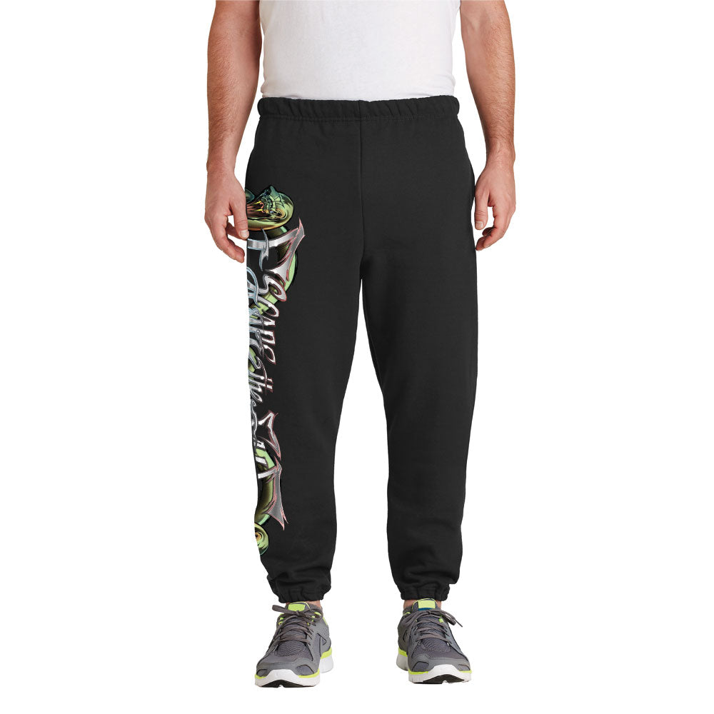 HR ! The Sweatpant with Pockets W/ Logo down Right side Escape the Faith