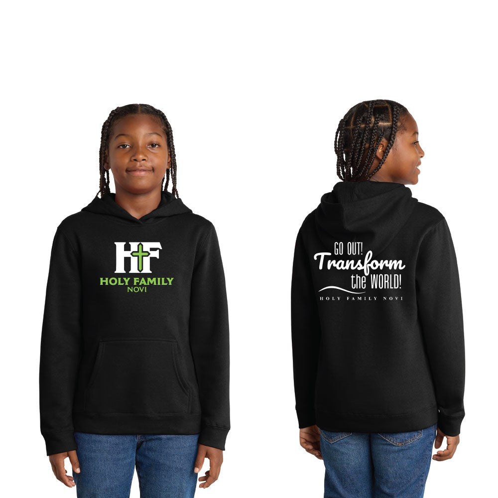 Holy Family Novi - Youth District V.I.T. Fleece Printed Hoodie with Full Front