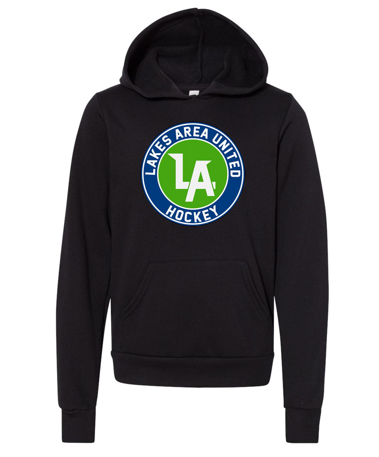 Lakes United Hockey Bella + Canvas Youth Cotton/Polyester Fleece Hooded Sweatshirt