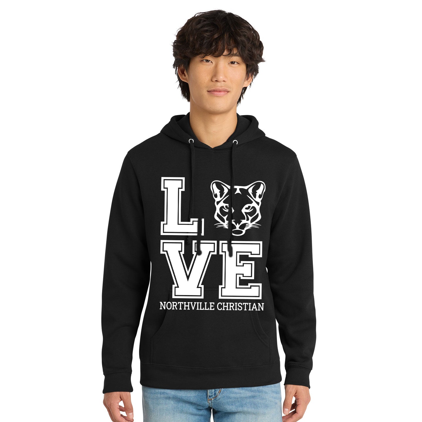 NVCS - Cougar Love Unisex Adult Fleece Hoodie