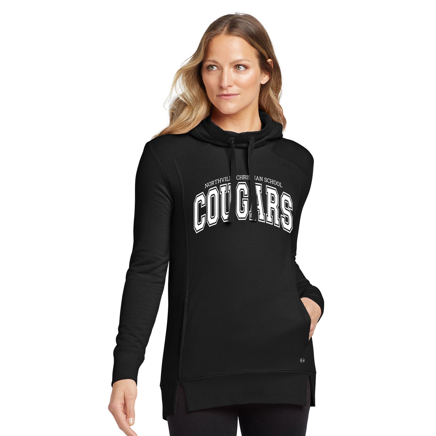 NVCS - Cougars Wordmark Womens OGIO Fleece Hoodie
