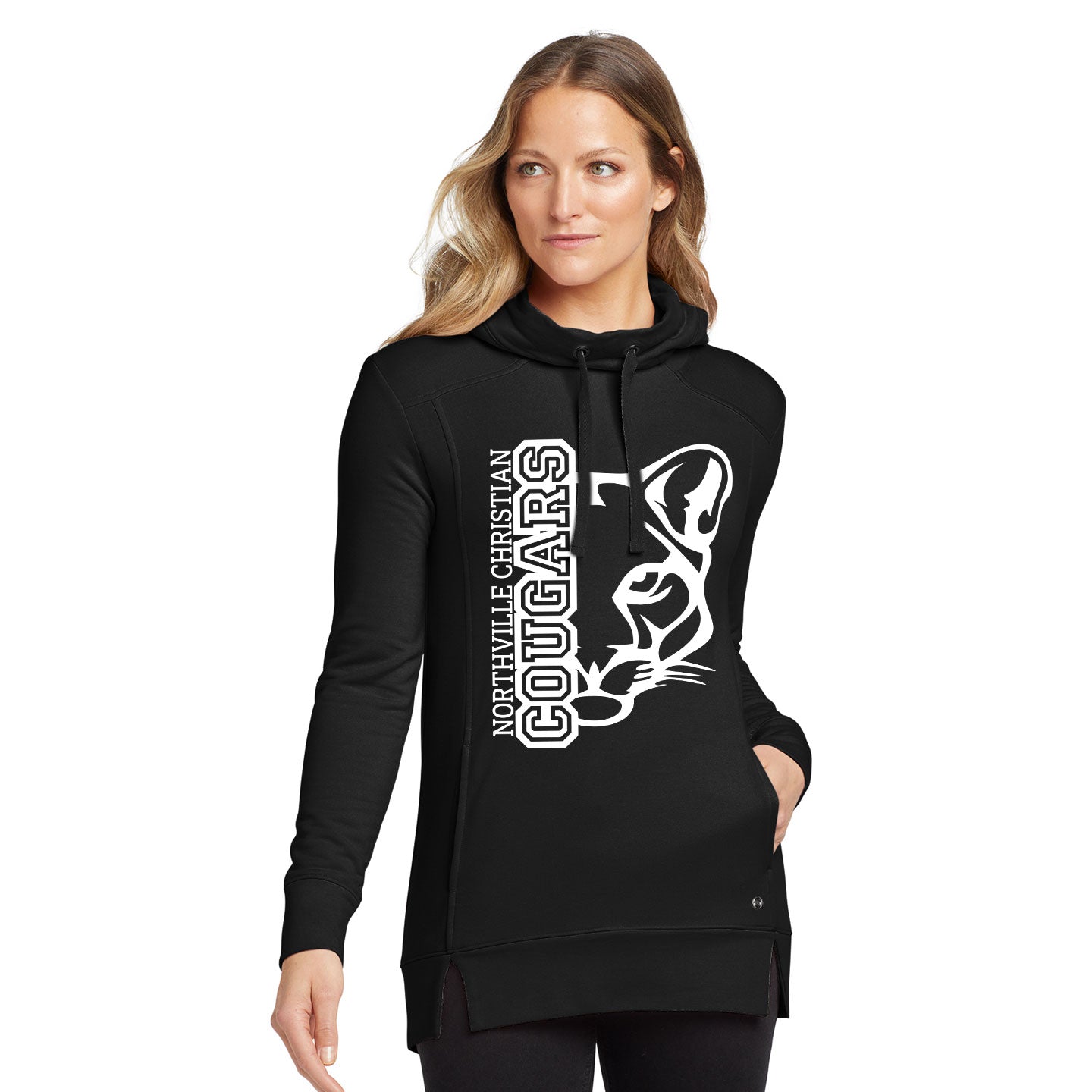 NVCS - Cougar Face Ogio Womens OGIO Fleece Hoodie