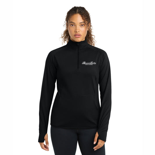 Benstein Grille Left Chest Embroidered Sport-Tek® Women's Stretch 1/4-Zip Pullover