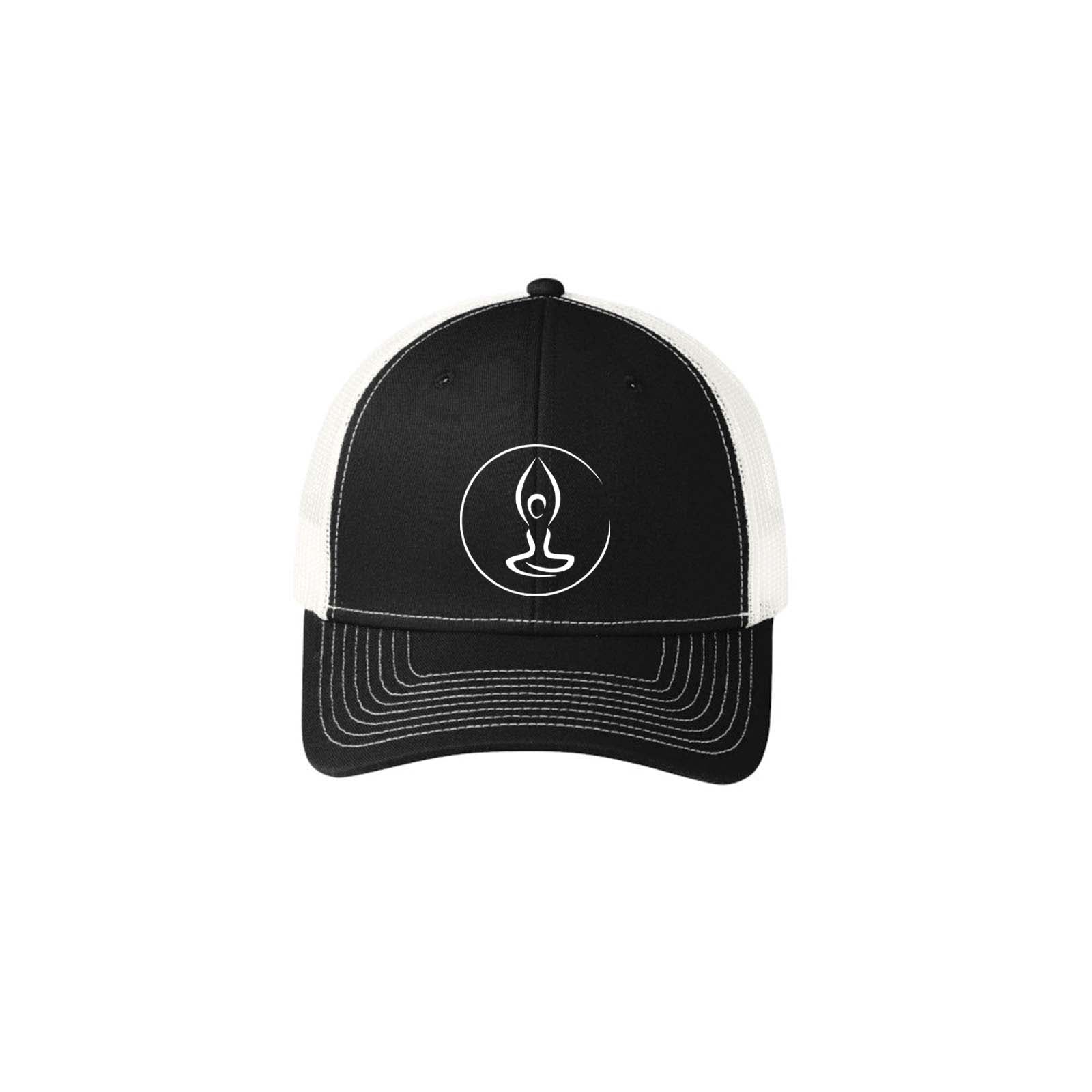 Pure Fit Printed Circle Port Authority® Snapback Trucker Cap