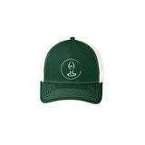 Pure Fit Printed Circle Port Authority® Snapback Trucker Cap