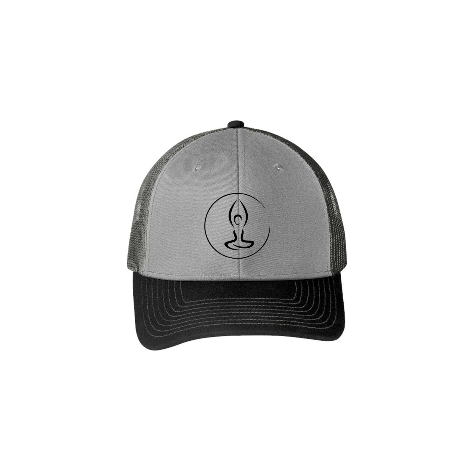 Pure Fit Printed Circle Port Authority® Snapback Trucker Cap