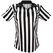 Women's Quarter-Zip Referee Costume T-Shirt For Officials and Uniforms