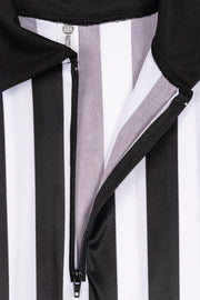 Women's Quarter-Zip Referee Costume T-Shirt For Officials and Uniforms