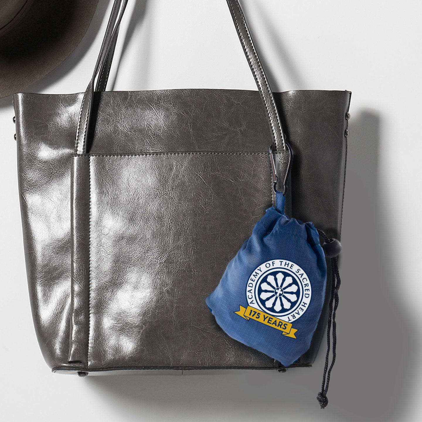 ASH - Printed 175 Years Portable Shopping Bag with Keychain Pouch