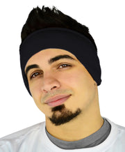 Mato & Hash Stretch Fleece Headband Embroidery