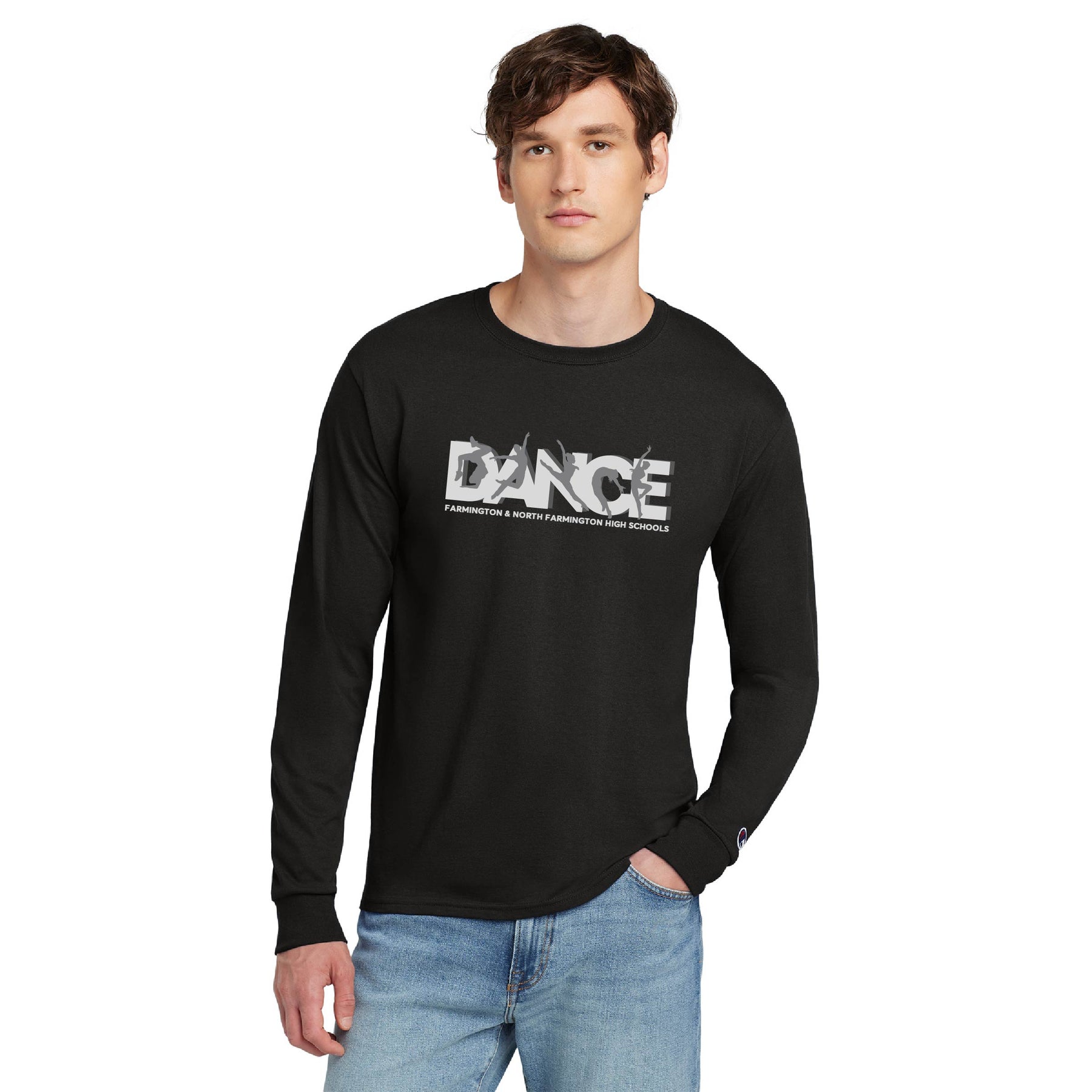 Farmington Hills High School Dance Program - Champion Adult Long-Sleeve T-Shirt