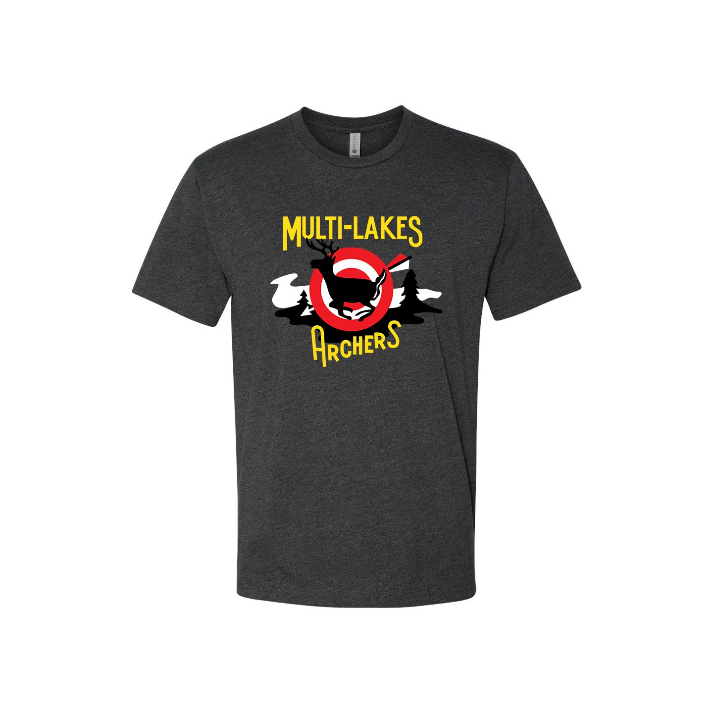 Multi-Lakes Full Printed Unisex Blended Comfort T-Shirt Vintage Range