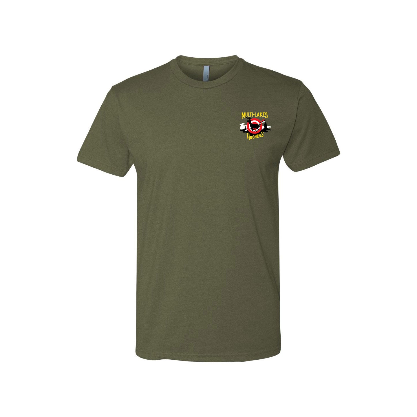 Multi-Lakes Printed Unisex Blended Comfort T-Shirt Vintage Range Shirt