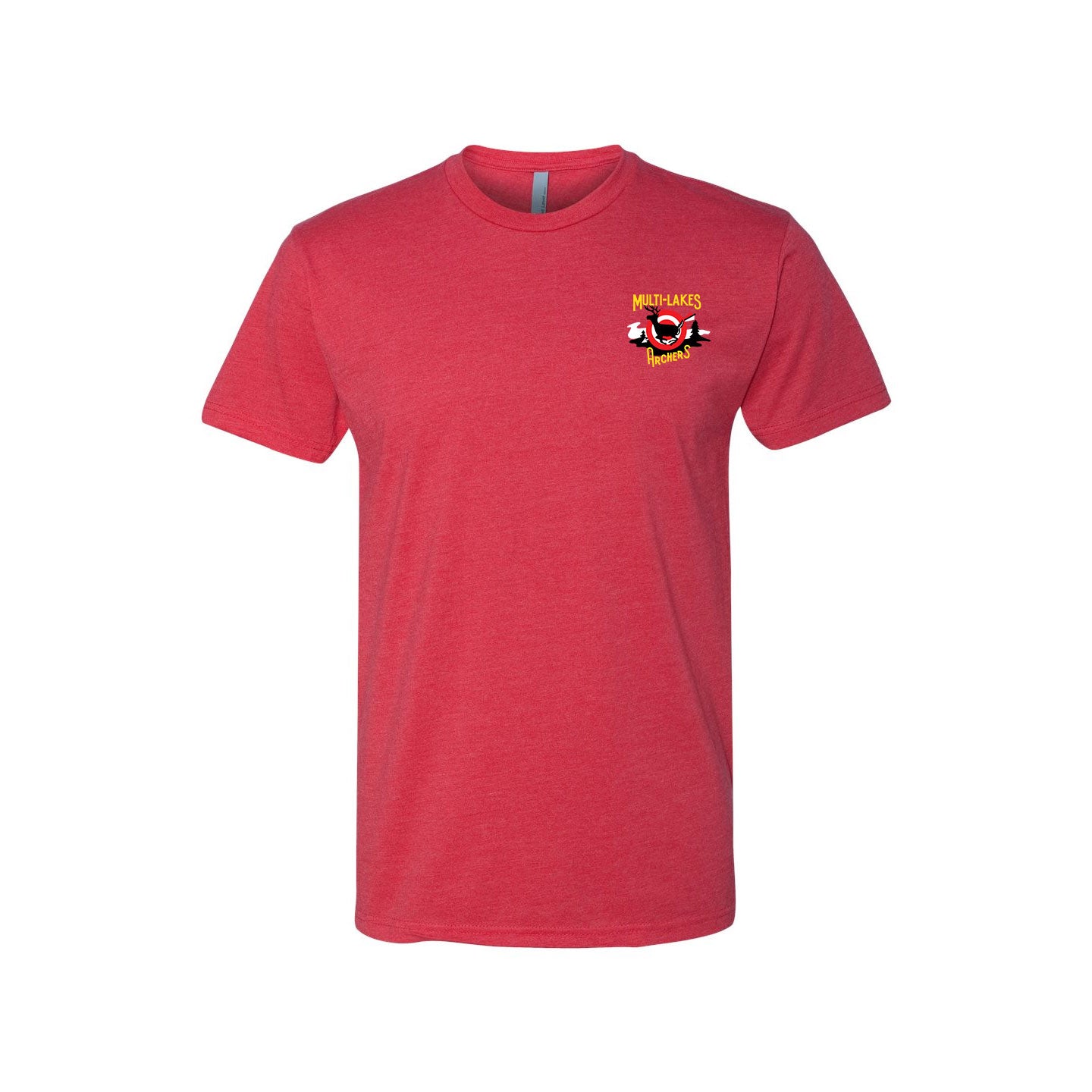 Multi-Lakes Printed Unisex Blended Comfort T-Shirt Vintage Range Shirt