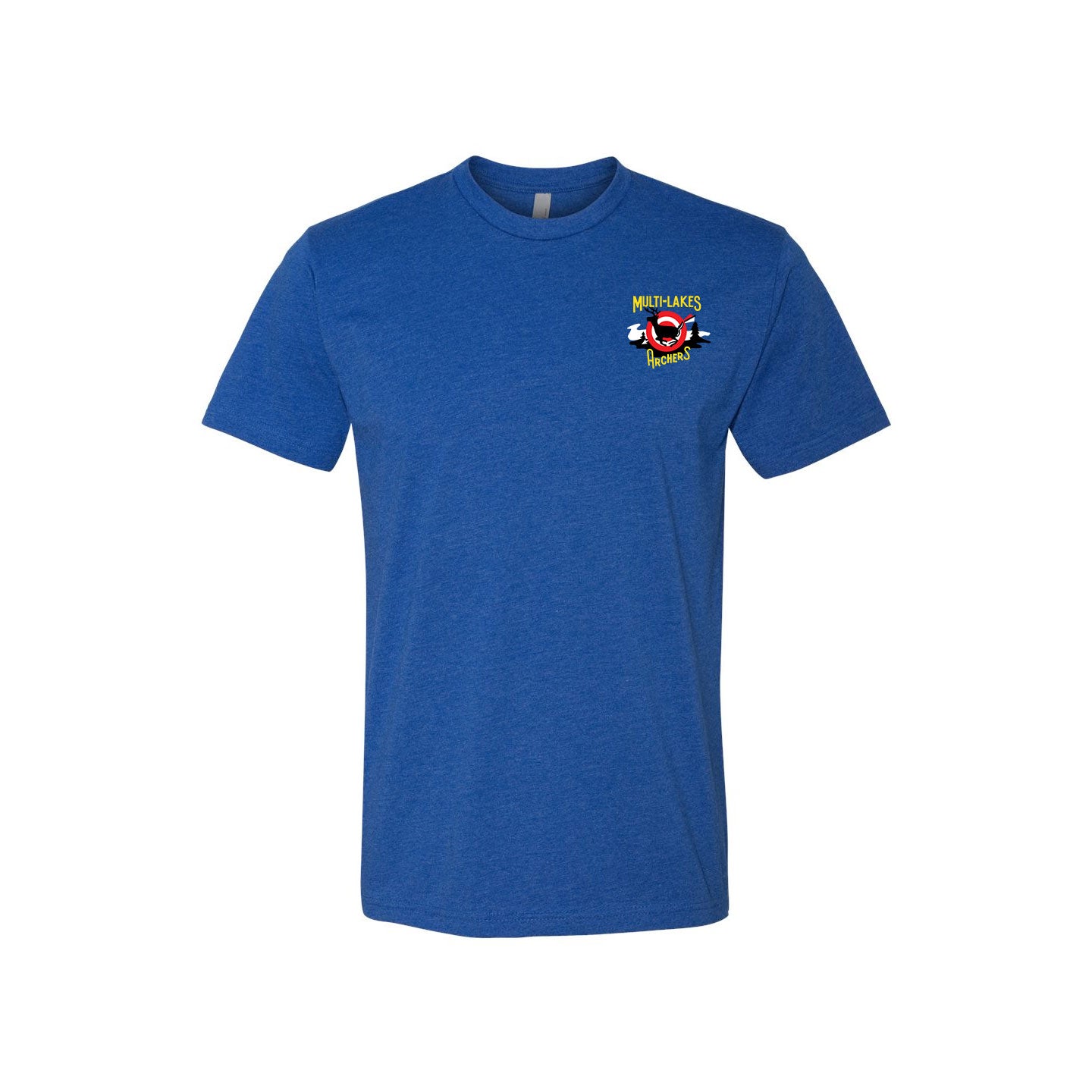 Multi-Lakes Printed Unisex Blended Comfort T-Shirt Vintage Range Shirt