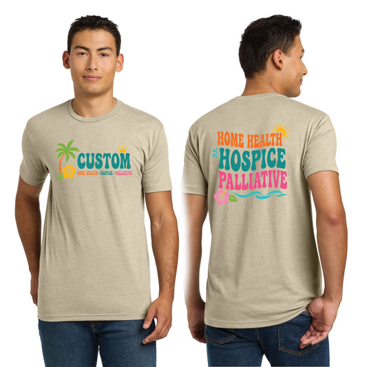 Custom Home Health - Beach Sun Unisex Next Level T-Shirt