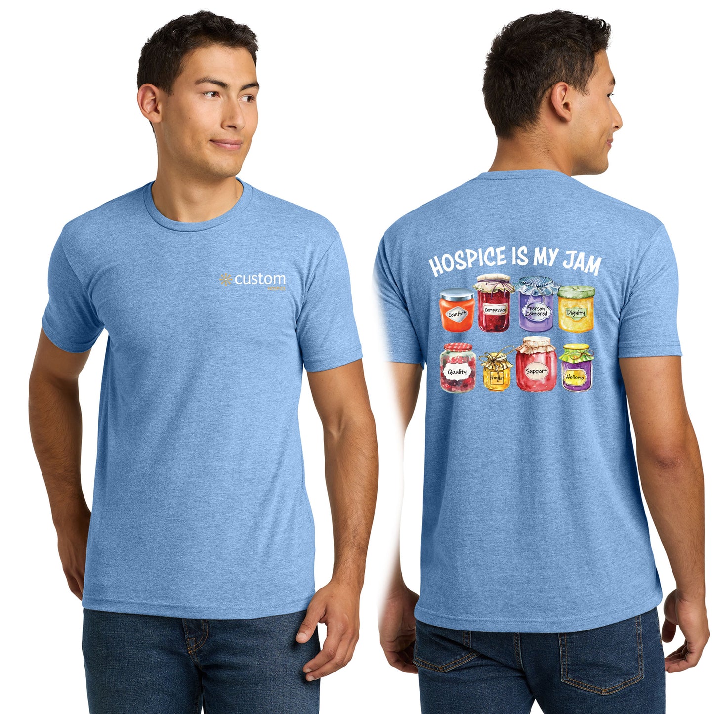Custom Home Health - Hospice Is My Jam Unisex Next Level T-Shirt