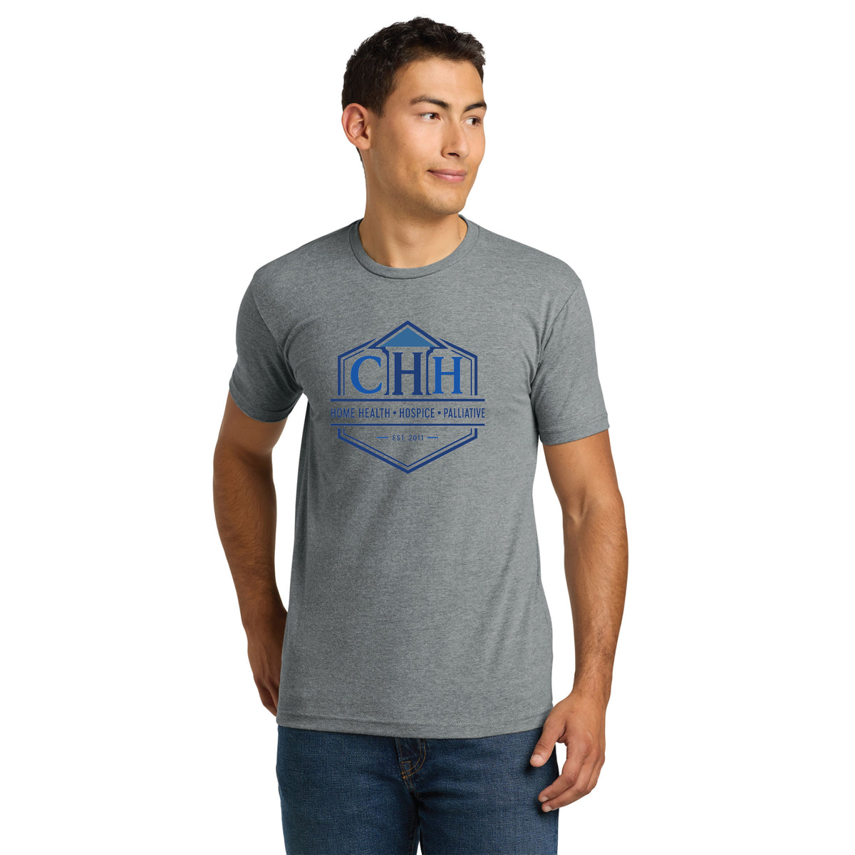 Custom Home Health - Throwback Icon Unisex Next Level T-Shirt