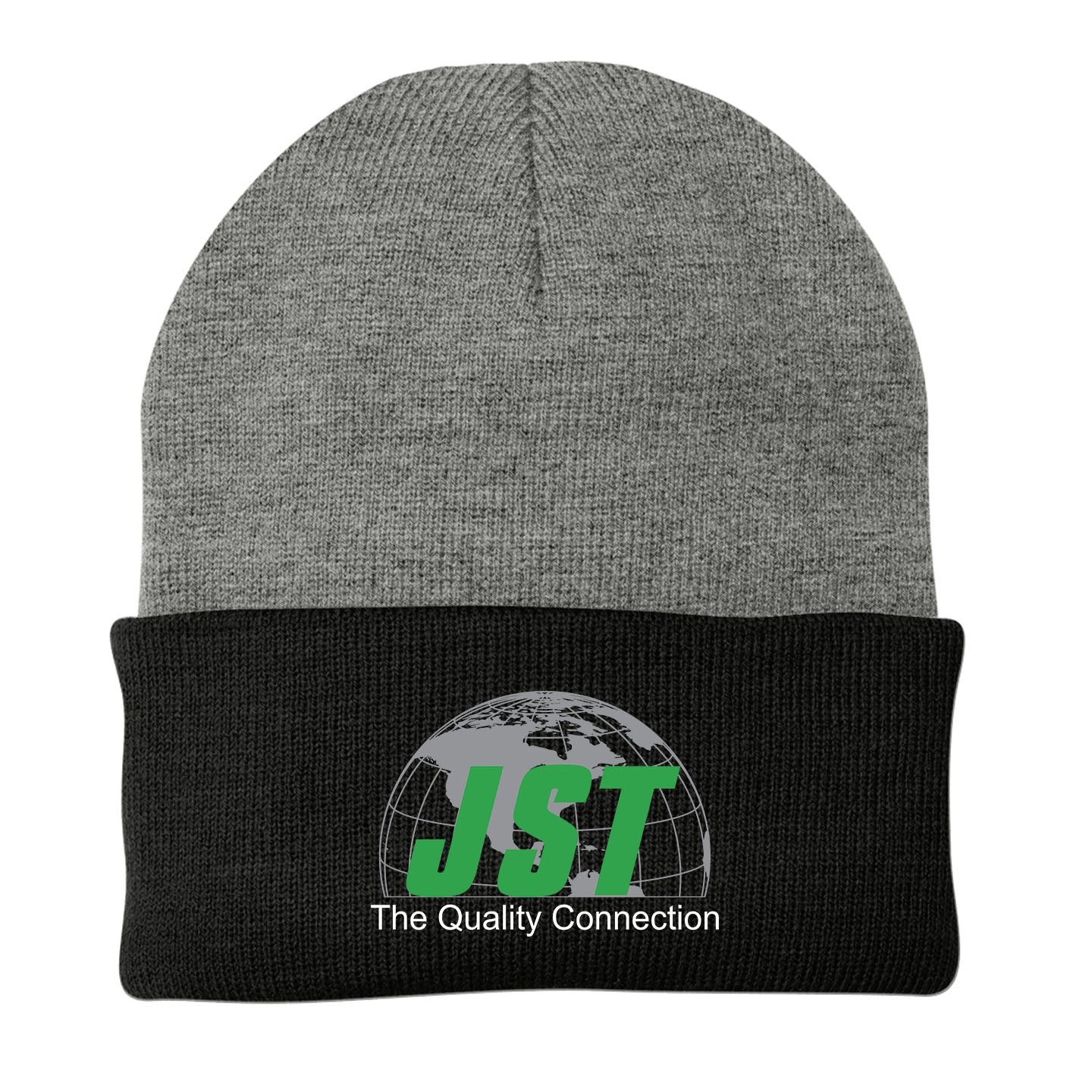 JST - Embroidered Port & Company Cuff Knit Beanie