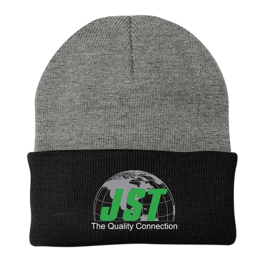 JST - Embroidered Port & Company Cuff Knit Beanie