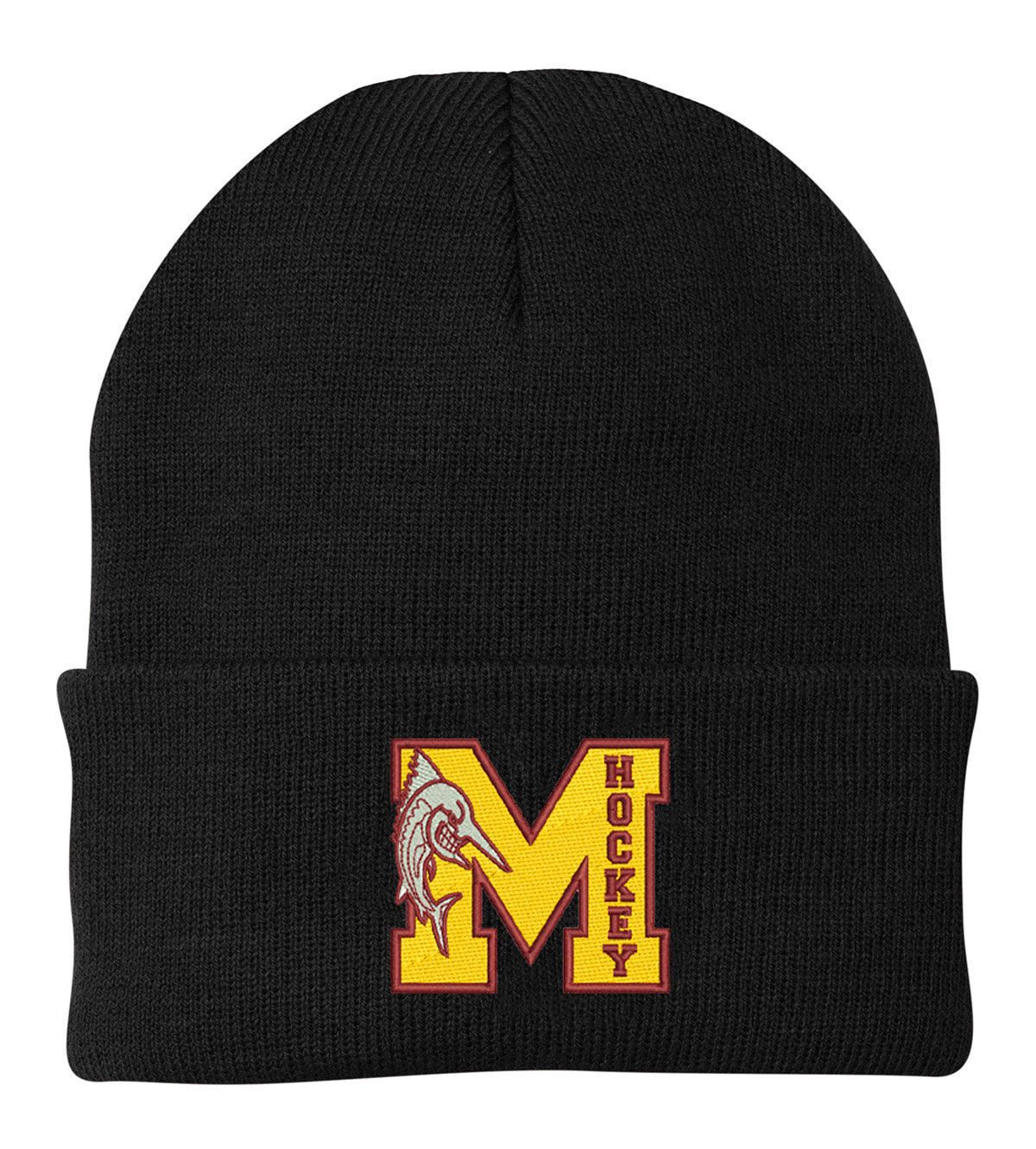 Mercy High School -  Hockey - Port & Company® Knit Cap Embroidery