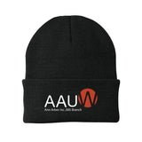 AAUW -  Embroidered Port & Company Cuff Knit Beanie