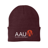 AAUW -  Embroidered Port & Company Cuff Knit Beanie