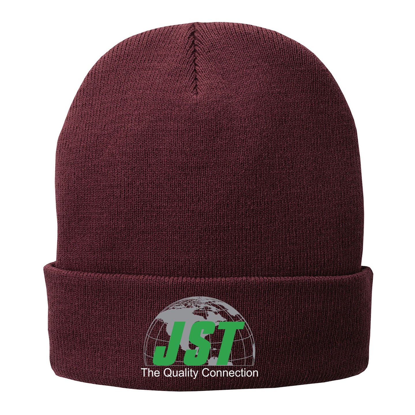 JST - Embroidered Port & Company Cuff Knit Beanie