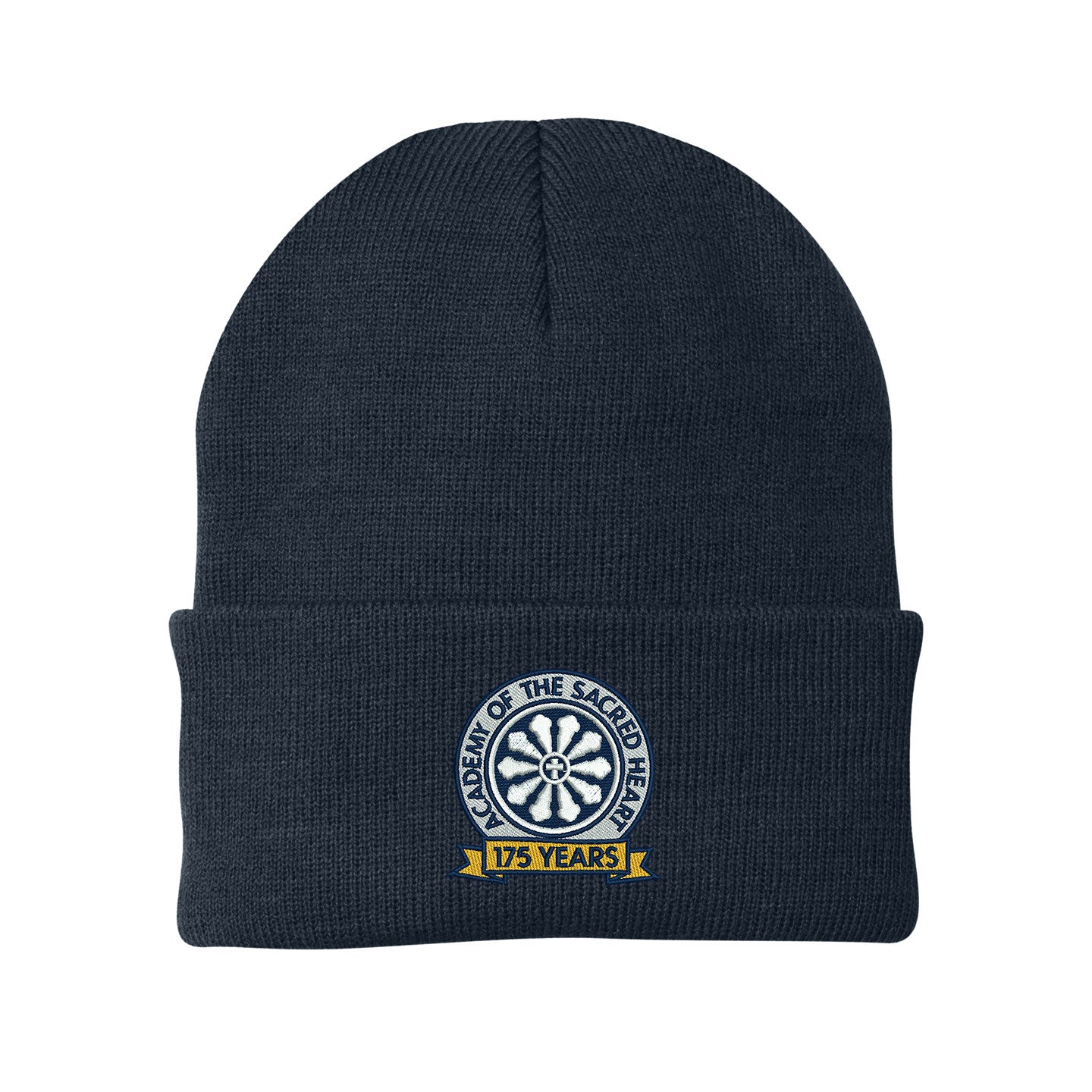 ASH -  Embroidered 175 Years Port & Company Cuff Knit Beanie