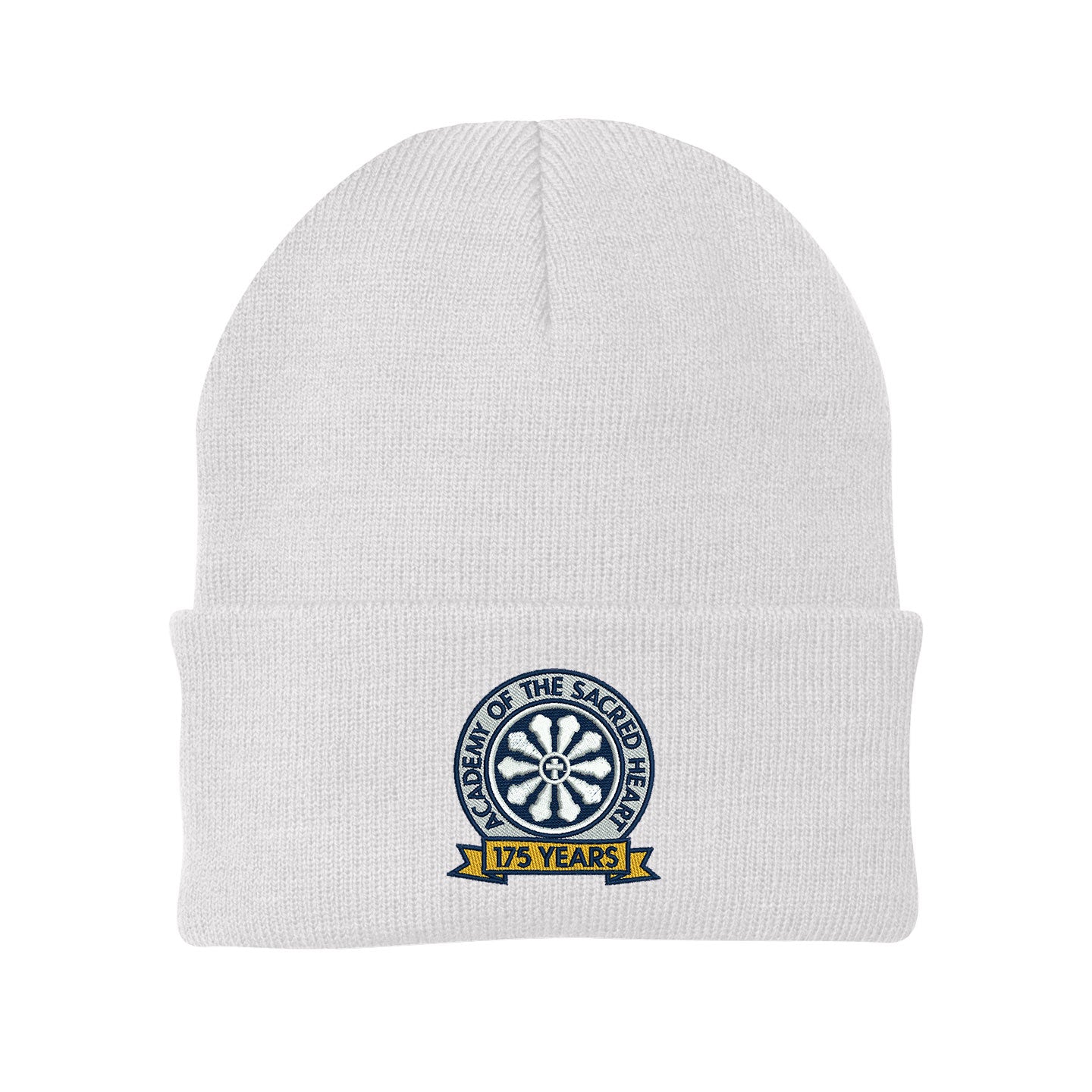 ASH -  Embroidered 175 Years Port & Company Cuff Knit Beanie