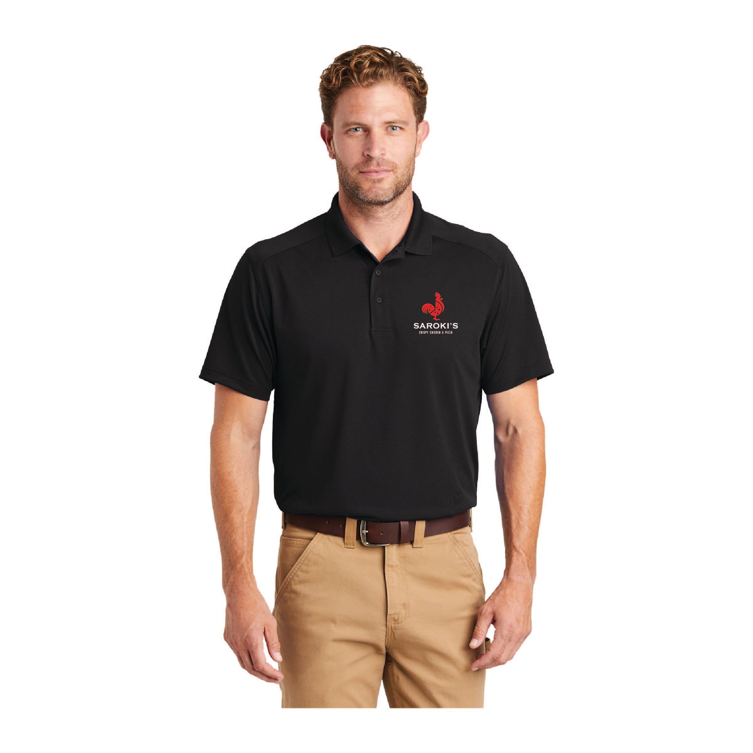 Saroki's Chicken Manager - Printed CornerStone® Select Lightweight Snag-Proof Polo