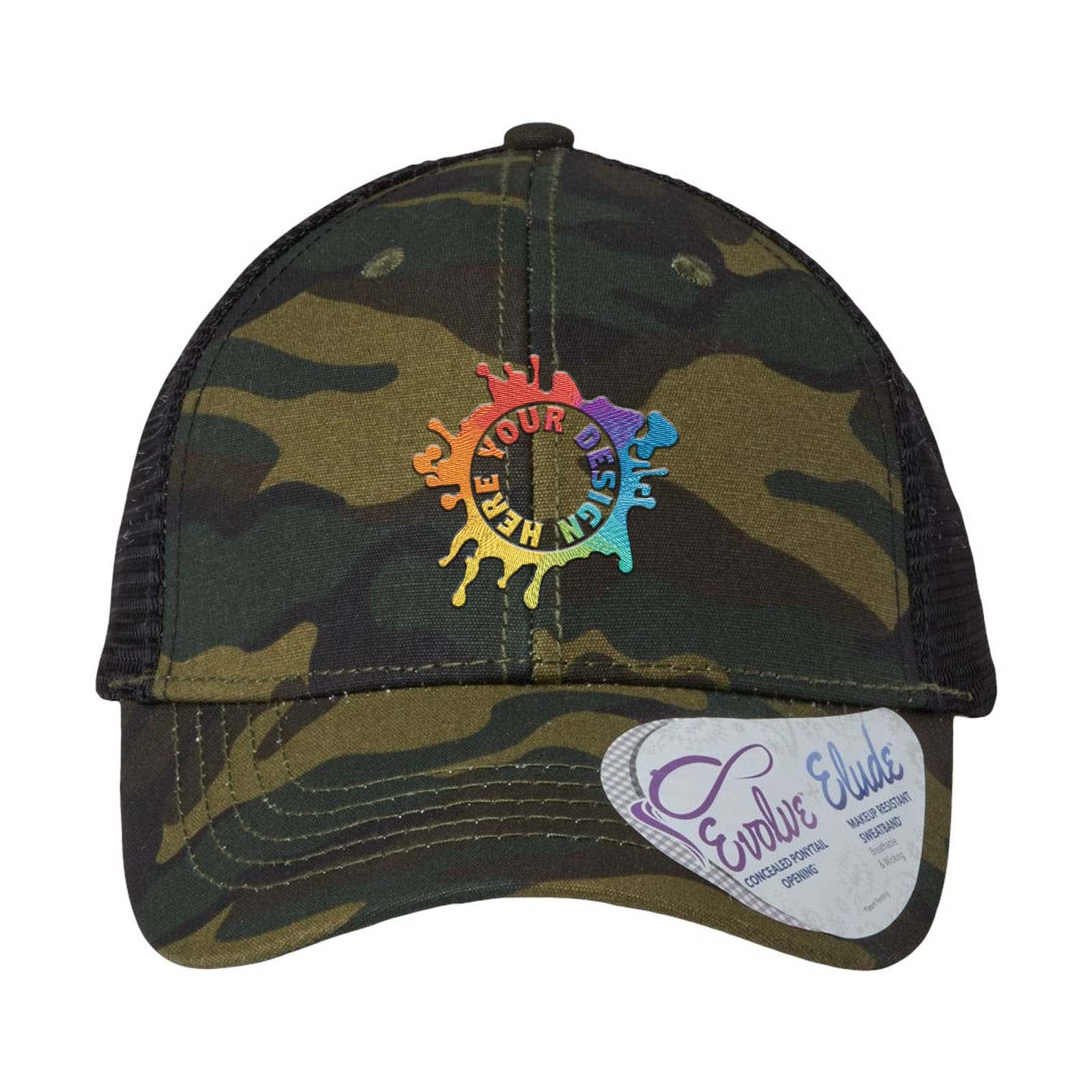 Embroidered Infinity Her Women's Modern Trucker Cap