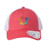 Embroidered Infinity Her Women's Modern Trucker Cap