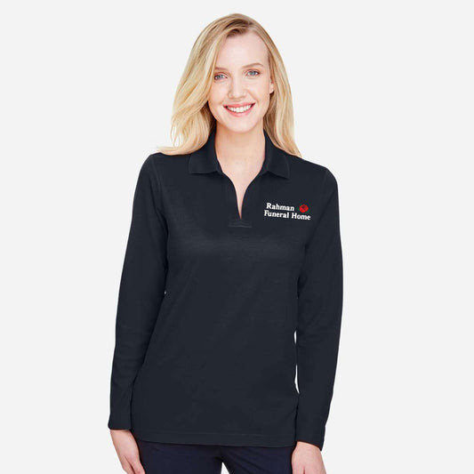 RFH - Women's Devon & Jones CrownLux Blend Long Sleeve Polo