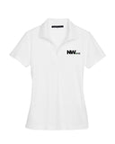 Nationwide Case Embroidered CrownLux Performance Polyester/Cotton Blend Women's Plaited Polo T-Shirt