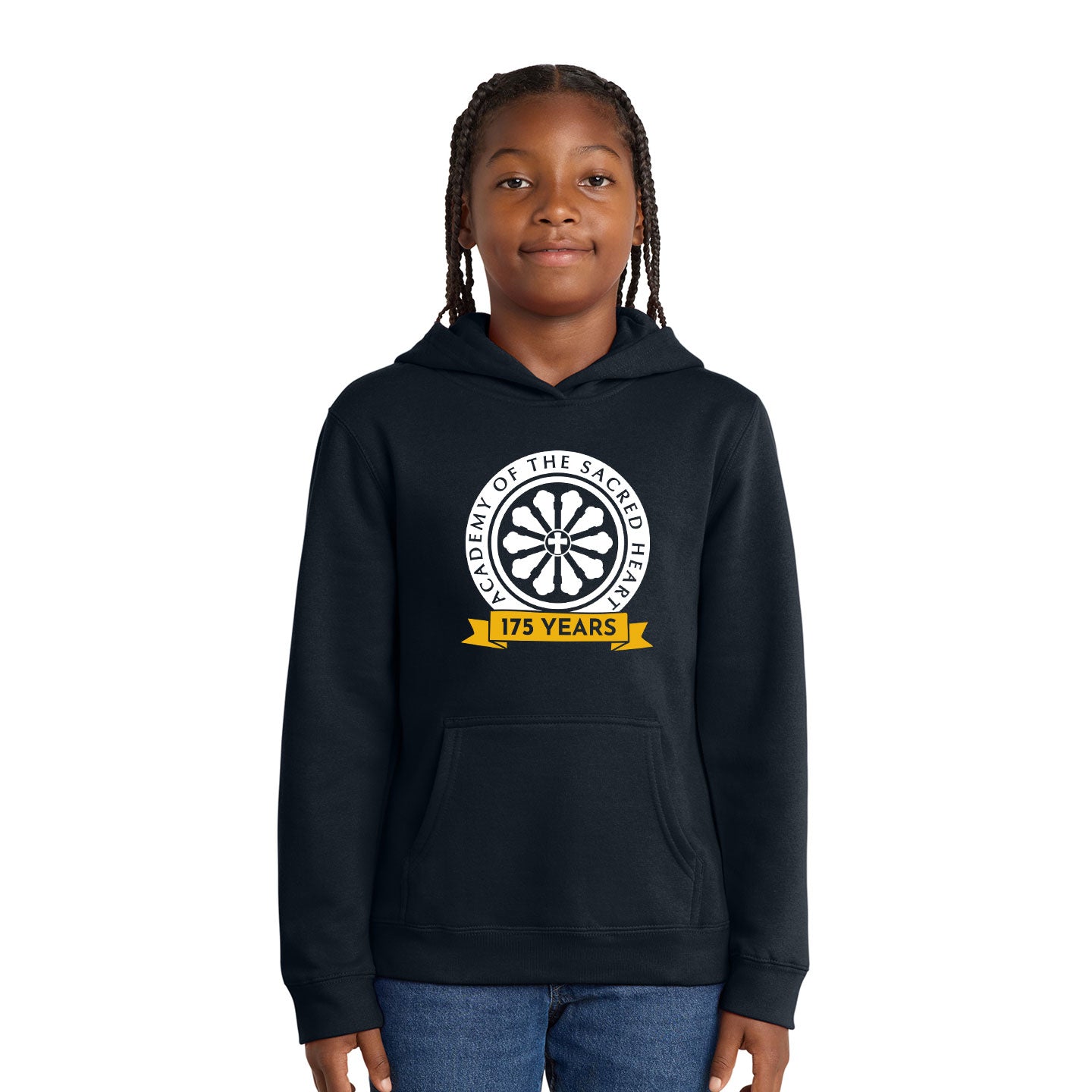 ASH - Printed 175 Years Youth  District VIT Fleece Pullover Hoodie